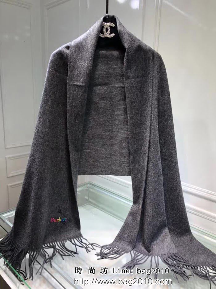 BURBERRY巴寶莉頂級原單 羊絨水波紋大披肩 LLWJ6158
